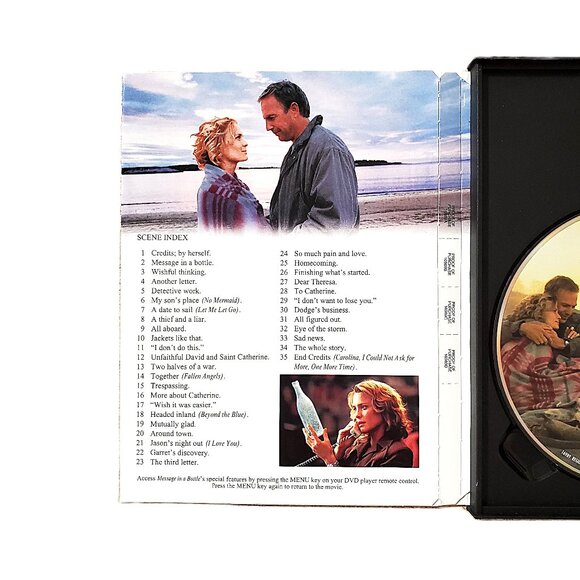 “Message in a Bottle” (1999) Widescreen Edition DVD (Kevin Costner) - Picture 5 of 6